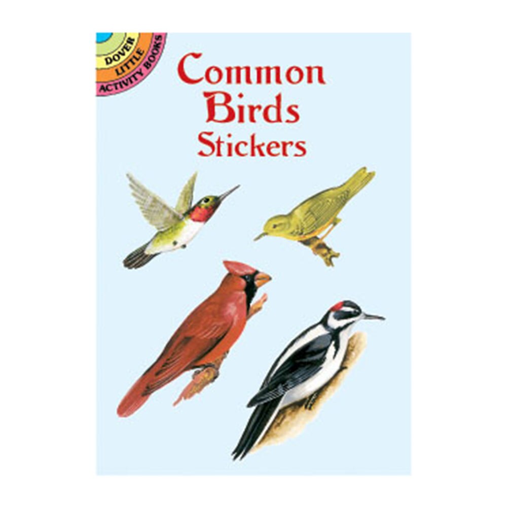 Dover, Little, Sticker Book, Common Birds